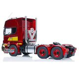 TOUCAN Painted 1/14 RC Tractor Truck Remote Control Car Model 6x6 Metal Chassis 2-speed Gearbox Lights Smoke Antenna