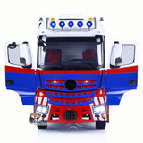 1/14 TOUCAN Painted 8x8 RC Tractor Truck Radio Control Cars Model Heavy Metal Chassis Smoke Unit Sound Light