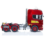 TOUCAN Painted 1/14 RC Tractor Truck Remote Control Car Model 6x6 Metal Chassis 2-speed Gearbox Lights Smoke Antenna