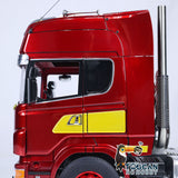 TOUCAN Painted 1/14 RC Tractor Truck Remote Control Car Model 6x6 Metal Chassis 2-speed Gearbox Lights Smoke Antenna