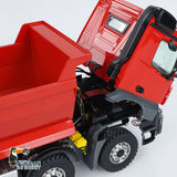 1/14 Kabolite 8X8 RC Hydraulic Tipper Car K3366 Metal Remote Control Dump Trucks with Light Sound System 2-Speed Transmission