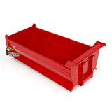 1/14 Red U-shaped Short High Bucket Timber Flatbed High Bucket Standard Bucket for 10x10 Hydraulic Full Dump Truck 8x8 RC Cars