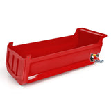 1/14 Red U-shaped Short High Bucket Timber Flatbed High Bucket Standard Bucket for 10x10 Hydraulic Full Dump Truck 8x8 RC Cars