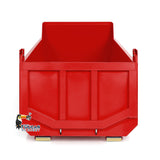 1/14 Red U-shaped Short High Bucket Timber Flatbed High Bucket Standard Bucket for 10x10 Hydraulic Full Dump Truck 8x8 RC Cars