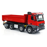 Kabolite K3365 1/14 RC Hydraulic Dump Truck 8X8 RTR Remote Control Tipper Cars with Light Sound System 2-Speed Transmission