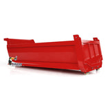 1/14 Red U-shaped Short High Bucket Timber Flatbed High Bucket Standard Bucket for 10x10 Hydraulic Full Dump Truck 8x8 RC Cars