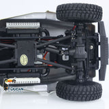 1/18 RC Rock Crawler Car Hobby Plus 6x6 Remote Control Electric Off-road Vehicle with Motor Servo ESC Controller Light System