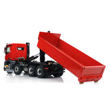 Kabolite K3365 1/14 RC Hydraulic Dump Truck 8X8 RTR Remote Control Tipper Cars with Light Sound System 2-Speed Transmission