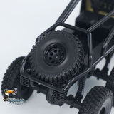 1/18 RC Rock Crawler Car Hobby Plus 6x6 Remote Control Electric Off-road Vehicle with Motor Servo ESC Controller Light System