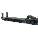 1/14 Metal RC Hydraulic Semi Trailer for Elefant FAUN SLT-56 Tank Transporter Hydraulic Front Leg Tailboard