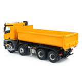 Kabolite K3365 1/14 RC Hydraulic Dump Truck 8X8 RTR Remote Control Tipper Cars with Light Sound System 2-Speed Transmission