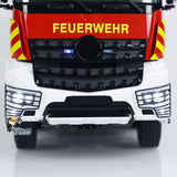 1/14 RC Fire Fighting Truck 8x8 Radio Control Fire Car Light Sound Metal Chassis 3-speed Transmission Lighting and Sound System