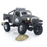 Hobby Plus 4WD 1/18 RC Rock Crawler Car 4x4 CR18 Electric RTR Off-road Vehicles with Motor Servo ESC Light System Controller