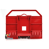 1/14 Red U-shaped Short High Bucket Timber Flatbed High Bucket Standard Bucket for 10x10 Hydraulic Full Dump Truck 8x8 RC Cars