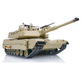 1/16 Scale Remote Control Military Metal RC Tank Abrams 3918 M1A2 TUSK II Tracked Model W/O Motherboard Smoke Unit Radio Battery