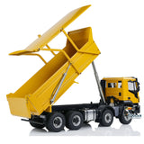 1/14 Hydraulic RC Tipper Truck Metal Flip-over Cover Remote Control 8x8 Dump Car Light Sound System