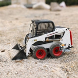 1/14 SM450 RC Hydraulic Heavy-duty Remote Control Skid-Steer Loader Wheeled Car Assembled Painted DIY Model Sound Light