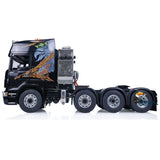 TOUCAN Painted 1/14 RC Heavy Tractor Truck 8X8 Metal Chassis for Tamiya Remote Control RTR Car Model Lights Sounds