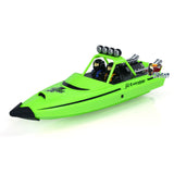 RC RTR Boat Lights Self Righting Jet Ship Toy Racing Boat for Kids Adult 2.4G One Key Reset Excellent Waterproof Light System