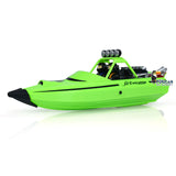 RC RTR Boat Lights Self Righting Jet Ship Toy Racing Boat for Kids Adult 2.4G One Key Reset Excellent Waterproof Light System