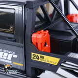 CROSSRC EMO X3 4WD 1/8 RC Rescue Towing Car 4x4 Remote Control Crawler Car Model Brushed Motor ESC X10 Radio Differential Lock