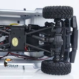 1:24 4WD RC Rock Crawler Car 4x4 Mini Radio Control Climbing Off-road Vehicles with Motor Servo ESC Light System