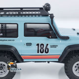 1:24 4WD RC Rock Crawler Car 4x4 Mini Radio Control Climbing Off-road Vehicles with Motor Servo ESC Light System