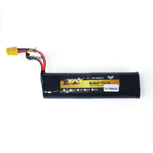 7000mAh 2S 7.4V LiPo Battery for HengLong 1/16 Scale Radio Controlled Tank 1/14 RC Truck Car Model