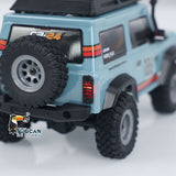 1:24 4WD RC Rock Crawler Car 4x4 Mini Radio Control Climbing Off-road Vehicles with Motor Servo ESC Light System