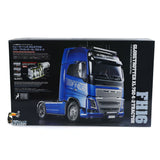 4x2 1/14  RC Tractor Truck 56375 FH16 XL750 3-speed Remote Control Car Model Kit Unassembled Painted Sound Light System