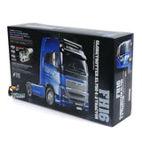 4x2 1/14  RC Tractor Truck 56375 FH16 XL750 3-speed Remote Control Car Model Kit Unassembled Painted Sound Light System