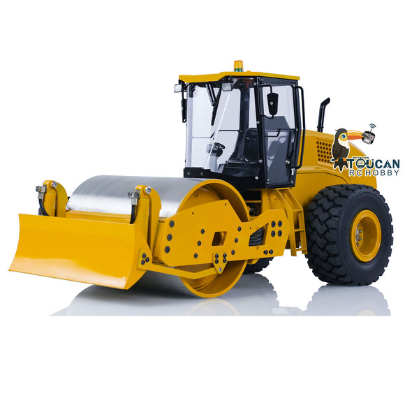 1/12 RC Hydraulic Road Roller CS11 Metal Remote Control Construction Vehicles 2-Way Hydraulic Directional Valve