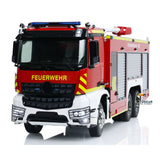 1/14 RC Fire Vehicles 6x4 Remote Control Fire Fighting Truck 3-speed Gearbox Lighting and Sound System Assembled Painted