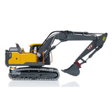 EC160E 1:14 RC Hydraulic CNC 3 Arms Excavator Remote Control Diggers Standard Version Painted and Assembled Flat Bucket