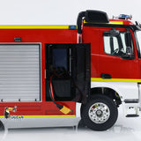 1/14 RC Fire Vehicles 6x4 Remote Control Fire Fighting Truck 3-speed Gearbox Lighting and Sound System Assembled Painted