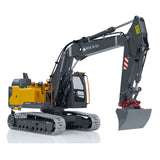 EC160E 1:14 RC Hydraulic CNC 3 Arms Excavator Remote Control Diggers Standard Version Painted and Assembled Flat Bucket