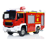 4x2 RC Fire Fighting Truck 1:14 3-speed Transmission Radio Control Fire Vehicles Lighting and Sound System Assembled and Painte