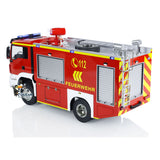 4x2 RC Fire Fighting Truck 1:14 3-speed Transmission Radio Control Fire Vehicles Lighting and Sound System Assembled and Painte