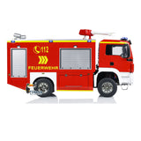 4x2 RC Fire Fighting Truck 1:14 3-speed Transmission Radio Control Fire Vehicles Lighting and Sound System Assembled and Painte