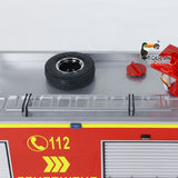 4x2 RC Fire Fighting Truck 1:14 3-speed Transmission Radio Control Fire Vehicles Lighting and Sound System Assembled and Painte