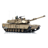 1/16 Scale TK7.0 Plastic Henglong M1A2 Abrams Remote Controlled Ready To Run Tank 3918 W/ 360 Turret Barrel Recoil Sprockets