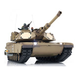 1/16 Scale TK7.0 Plastic Henglong M1A2 Abrams Remote Controlled Ready To Run Tank 3918 W/ 360 Turret Barrel Recoil Sprockets