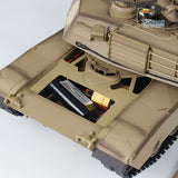 2.4Ghz Henglong 1/16 TK7.0 M1A2 Abrams Radio Controlled Tank 3918 Steel Gearbox Barrel Recoil Plastic Tracks Sprockets Idlers