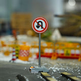 1/14 Decorative Traffic Sign for RC Construction Vehicle Radio Control Truck Car Model Spare Parts DIY Accessories