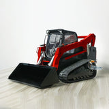 Save €200! 1/14 Scale Red RC Hydraulic Skid-Steer Loader SM770 RTR Construction Vehicle Ready to Go Teshulianjie