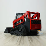 Save €200! 1/14 Scale Red RC Hydraulic Skid-Steer Loader SM770 RTR Construction Vehicle Ready to Go Teshulianjie