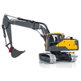 1:14 CNC EC160E Pro 3 Arms RC Hydraulic Equipment Excavator Metal Remote Control Diggers Simulation DIY Model Light System