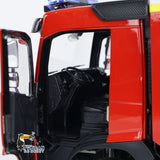 1/14 4x2 RC Fire Vehicles Radio Control Fire Fighting Truck 3-speed Transmission Lighting and Sound System Assembled and Painte