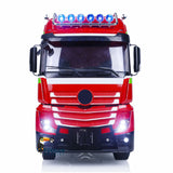 TOUCAN Painted 8*8 Heavy Metal Chassis RC 1/14 Tractor Trucks for Hercules Cabin Actros Cars Light Sound System