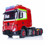 TOUCAN Painted 8*8 Heavy Metal Chassis RC 1/14 Tractor Trucks for Hercules Cabin Actros Cars Light Sound System